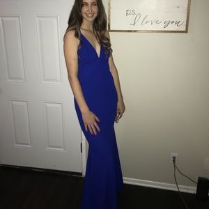 Blue dress